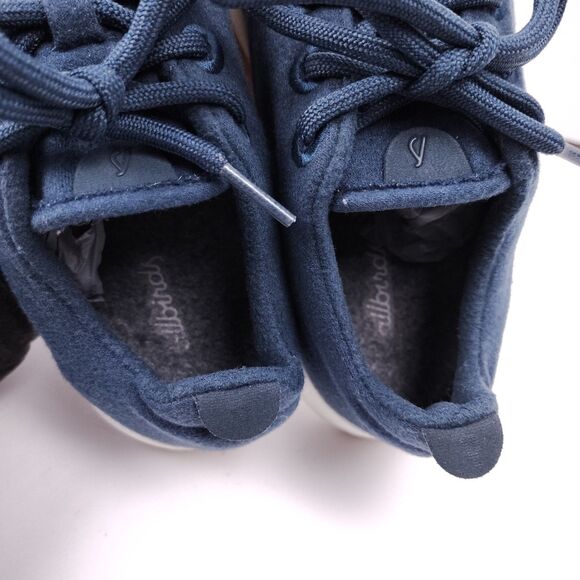 Allbirds Tree Runners Women's Size 8 Navy Blue Sneakers Fine Merino Wool - Picture 8 of 9